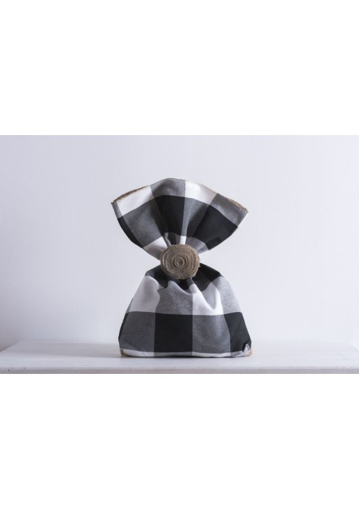 Beauty Home ΤΣΟΥΒΑΛΙ ΚΑΡΩ ΑΣΠΡΟΜΑΥΡΟ ΜΙΣΟ ΛΙΝΑΤΣΑ