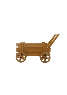 Beauty Home Ξύλινο Καρότσι Leila 69 x 47 x 37 CM