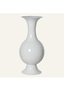 Beauty Home Μεταλλικό Βάζο Λευκό 25 x 56 cm