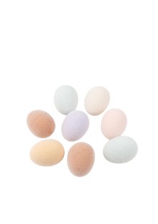 Beauty Home 8 Αυγά σε Διάφορα Χρώματα Ø3,5×4,5 CM