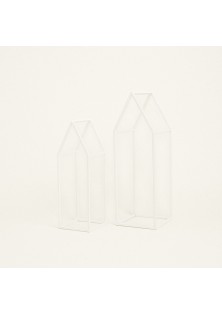 Beauty Home ΜΕΤΑΛΛΙΚΟ ΣΠΙΤΙ ΣΕΤ 2 ΤΜΧ ΛΕΥΚΟ 36 – 45 CM