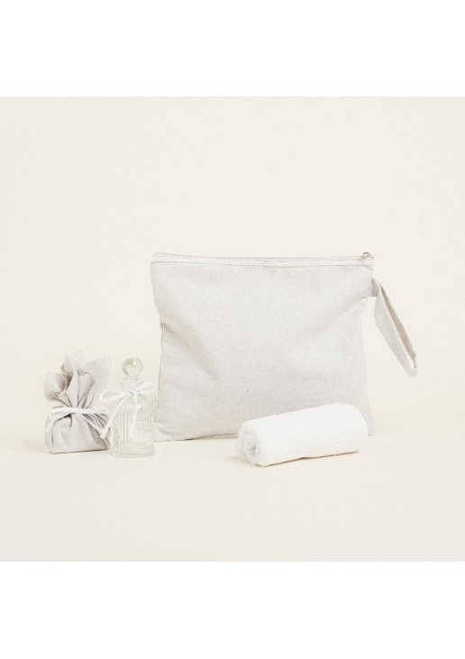 Beauty Home ΝΕΣΕΣΕΡ ΛΑΔΟΣΕΤ ΓΚΡΙ ΑΣΗΜΙ LUREX