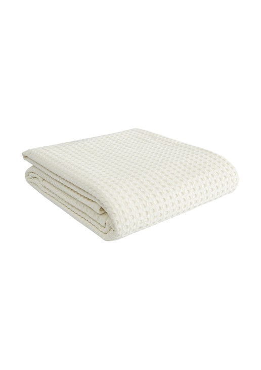 Beauty Home Πικέ μονή waffle Art 1990 Cream 170x240 Εκρού