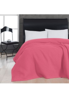 Πικέ μονή waffle Art 1990 Fuchsia 170x240 Φουξ Beauty Home