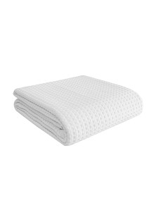 Beauty Home Πικέ μονή waffle Art 1990 White 170x240 Λευκό