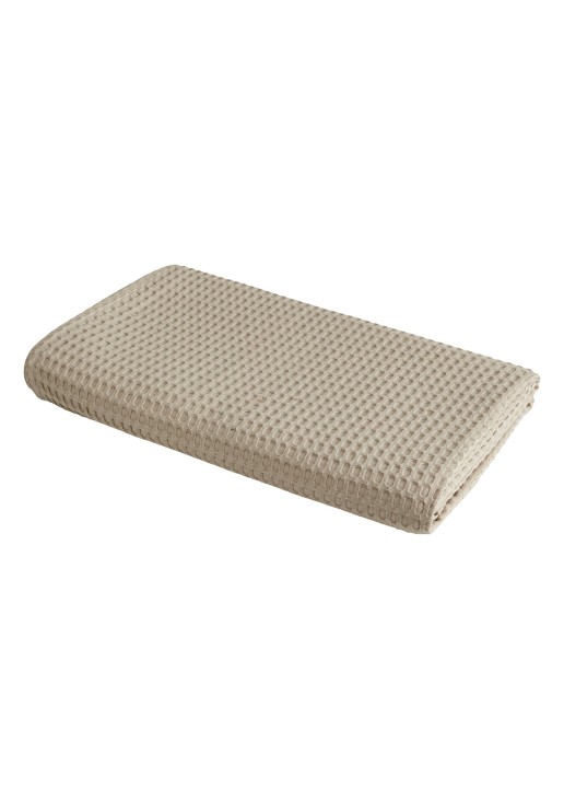 Beauty Home Πικέ υπέρδιπλη waffle Art 1990 Sand 230x240 Μπεζ