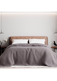 Beauty Home Πικέ υπέρδιπλη waffle Art 1990 Stone 230x240 Ανθρακίτης