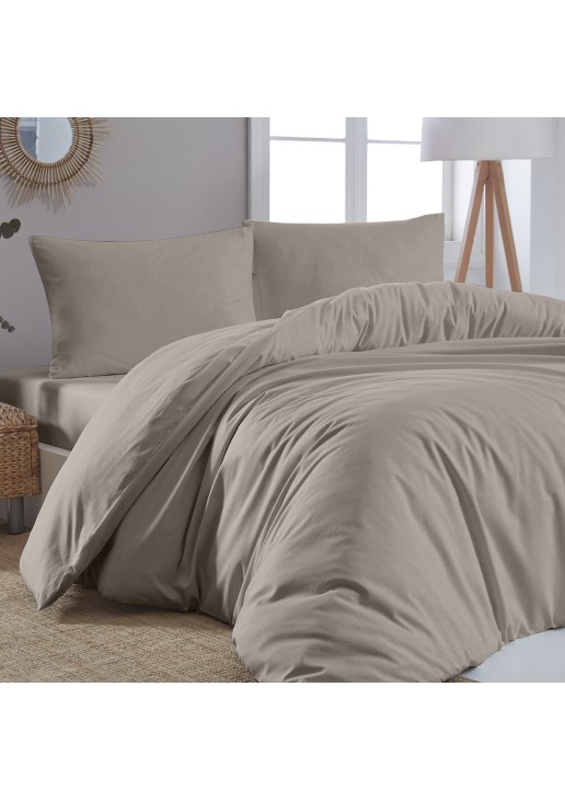 Beauty Home Παπλωματοθήκη υπέρδιπλη μονόχρωμη Art 1999 230x250 Μπεζ