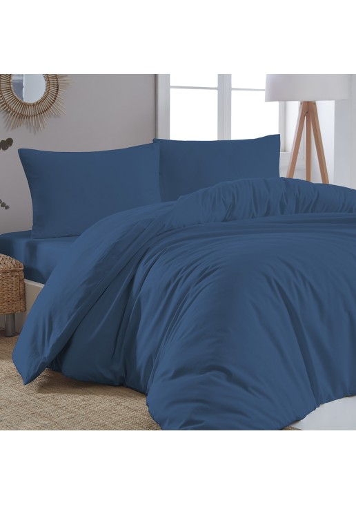 Beauty Home Παπλωματοθήκη υπέρδιπλη μονόχρωμη Art 1999 230x250 Μπλε