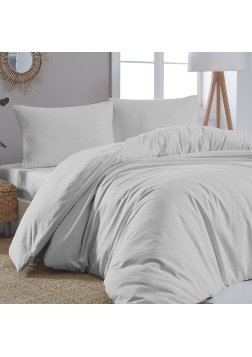 Beauty Home Παπλωματοθήκη υπέρδιπλη μονόχρωμη Art 1999 230x250 Γκρι