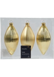 Beauty Home ΣΤΟΛΙΔΙ ΣΤΑΓΟΝΑ ΧΡΥΣΟ ΣΕΤ 3 ΤΜΧ 6 x 13 CM