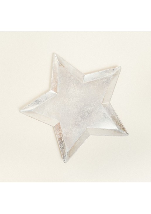 Beauty Home ΜΕΤΑΛΛΙΚΟΣ ΔΙΣΚΟΣ ΑΣΤΕΡΙ ΑΣΗΜΙ 57,5 x 60 x 2,5 CM