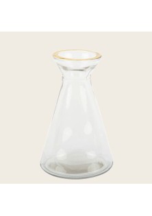 Beauty Home ΒΑΖΑΚΙ ΚΩΝΙΚΟ ΜΕ ΧΡΥΣΟ ΣΤΟΜΙΟ 11×6,8cm