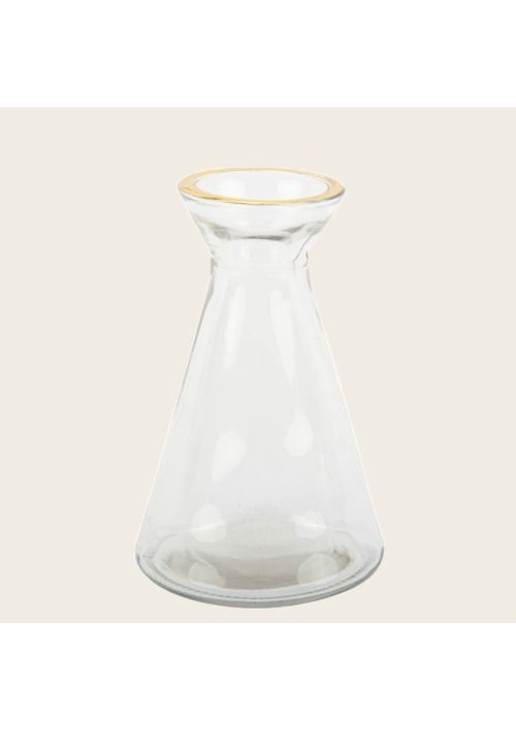 Beauty Home ΒΑΖΑΚΙ ΚΩΝΙΚΟ ΜΕ ΧΡΥΣΟ ΣΤΟΜΙΟ 11×6,8cm