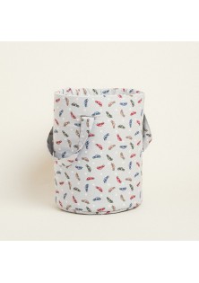 Beauty Home ΣΑΚΟΣ ΚΥΛΙΝΔΡΟΣ 43 x 30 cm ΜΙΝΙ ΑΥΤΟΚΙΝΗΤΑΚΙΑ ΓΚΡΙ