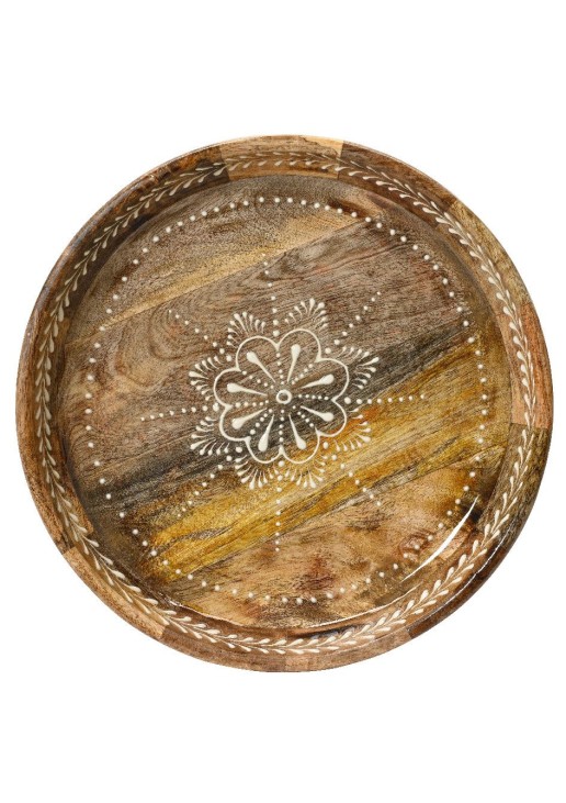 Beauty Home Δίσκος Ξύλο μάνγκο 30 x 5 cm