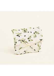 Beauty Home ΠΟΥΓΚΙ ΜΕ ΚΟΡΔΕΛΑ 12 x 17 cm ΜΙΚΡΕΣ ΕΛΙΕΣ ΛΕΥΚΟ ΦΟΝΤΟ 140 CM