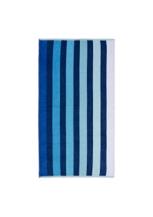 Πετσέτα θαλάσσης Art 2187 90x160 Μπλε ρίγα Beauty Home