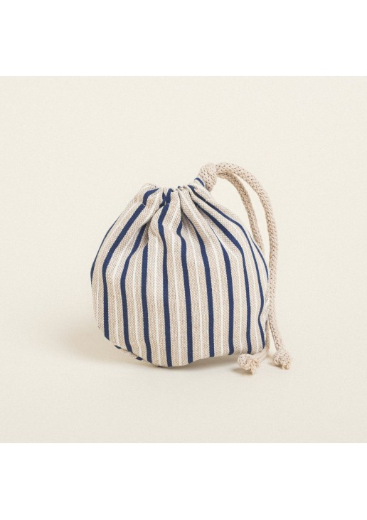 Beauty Home ΠΟΥΓΚΙ ΟΒΑΛ ΜΕ ΚΟΡΔΟΝΙ 13 x 14 cm ΡΙΓΕ ΜΠΛΕ