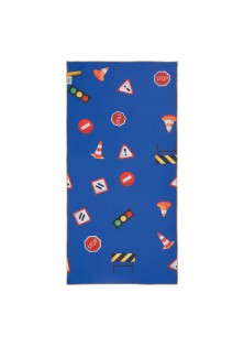 Beauty Home Πετσέτα θαλάσσης διπλής όψης παιδική Microfiber Αrt 2261 Μπλε