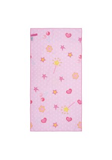 Beauty Home Πετσέτα θαλάσσης διπλής όψης παιδική Microfiber Αrt 2265 Ροζ