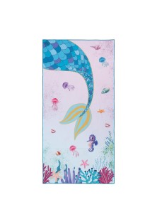 Beauty Home Πετσέτα θαλάσσης διπλής όψης παιδική Microfiber Αrt 2268 Βεραμάν