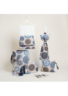 Beauty Home ΣΕΤ ΒΑΠΤΙΣΗΣ ΜΠΛΕ ΜΑΝΤΑΛΑ