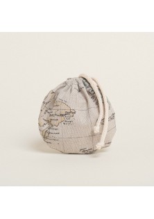 Beauty Home ΠΟΥΓΚΙ ΟΒΑΛ ΜΕ ΚΟΡΔΟΝΙ 13 x 14 cm ΧΑΡΤΗΣ VINTAGE