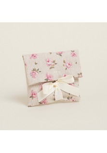 Beauty Home ΠΟΥΓΚΙ ΜΕ ΚΟΡΔΕΛΑ 12 x 17 cm ΜΙΝΙ ΦΛΟΡΑΛ ΜΠΕΖ