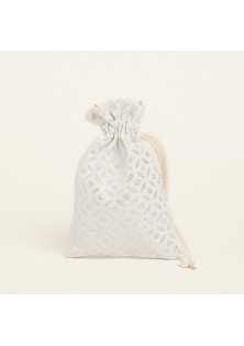 Beauty Home ΠΟΥΓΚΙ ΜΕ ΚΟΡΔΟΝΙ 12 x 17 cm ΖΑΚΑΡ ΕΚΡΟΥ-ΑΣΗΜΙ