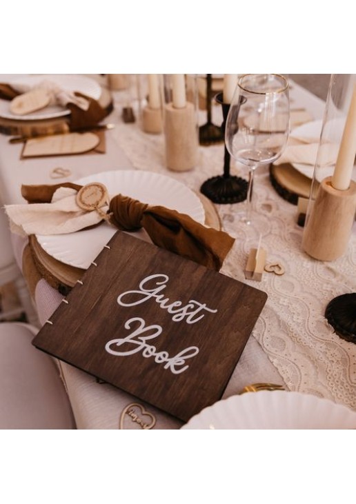 Beauty Home ΞΥΛΙΝΟ ΒΙΒΛΙΟ ΕΥΧΩΝ 40 ΣΕΛΙΔΕΣ 22 X 19CM