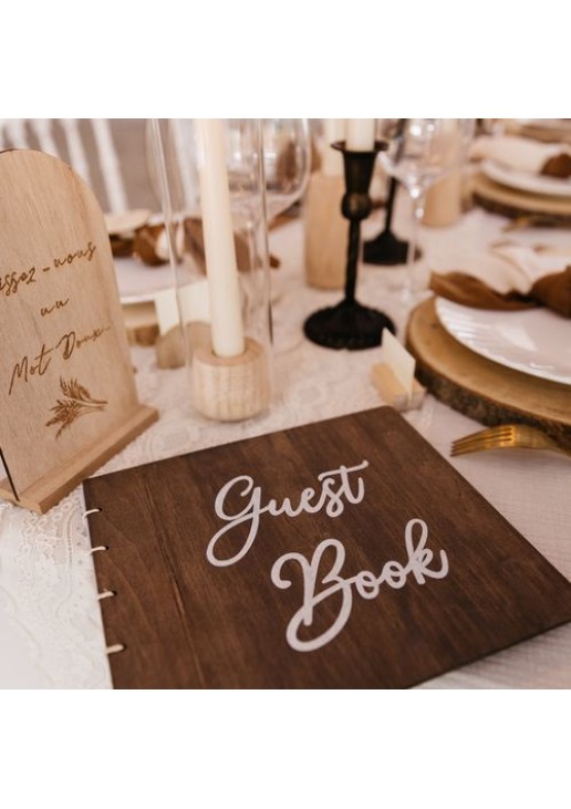 Beauty Home ΞΥΛΙΝΟ ΒΙΒΛΙΟ ΕΥΧΩΝ 40 ΣΕΛΙΔΕΣ 22 X 19CM