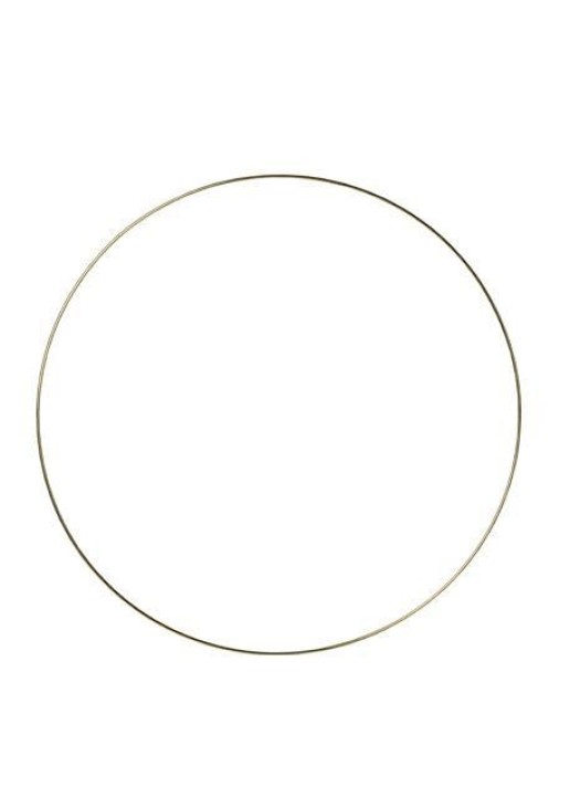 Beauty Home ΜΕΤΑΛΛΙΚΟΣ ΚΥΚΛΟΣ ΧΡΥΣΟΣ 30CM