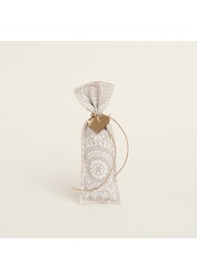 Beauty Home ΠΟΥΓΚΙ 6 x 19 cm ΛΕΥΚΑ ΜΑΝΤΑΛΑ