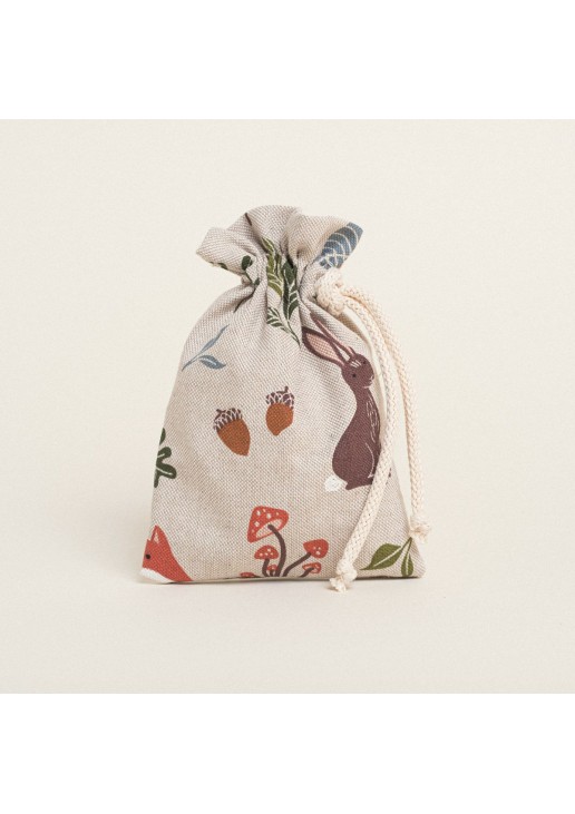 Beauty Home ΠΟΥΓΚΙ ΜΕ ΚΟΡΔΟΝΙ 12 x 17 cm FOREST WOOD ANIMALS