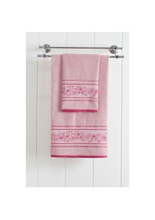 Πετσέτα μπάνιου Art 3225 70x140 Ροζ Beauty Home
