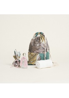 Beauty Home ΣΑΚΙΔΙΟ ΠΛΑΤΗΣ ΛΑΔΟΣΕΤ ΤΡΟΠΙΚΟ ΠΑΣΤΕΛ