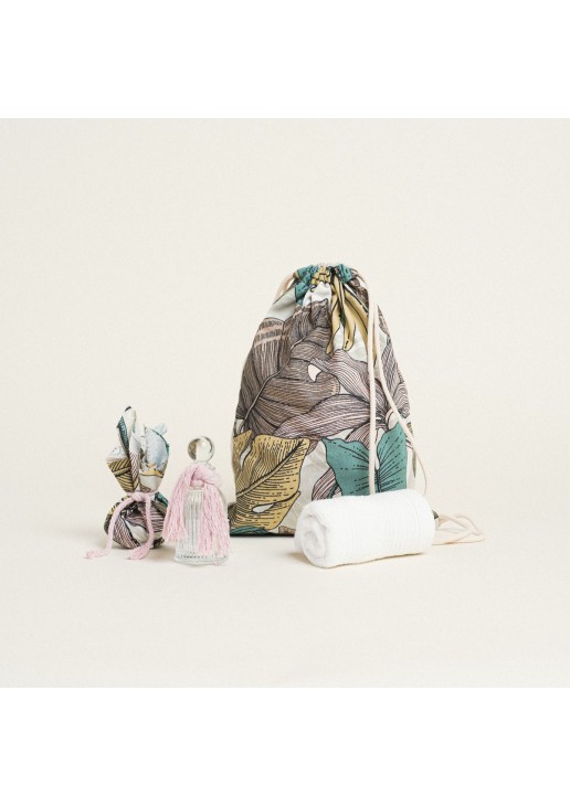 Beauty Home ΣΑΚΙΔΙΟ ΠΛΑΤΗΣ ΛΑΔΟΣΕΤ ΤΡΟΠΙΚΟ ΠΑΣΤΕΛ