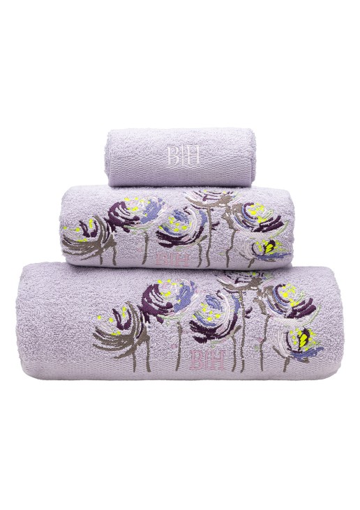 Beauty Home Σετ πετσέτες Art 3396 Σετ 3τμχ Λιλά