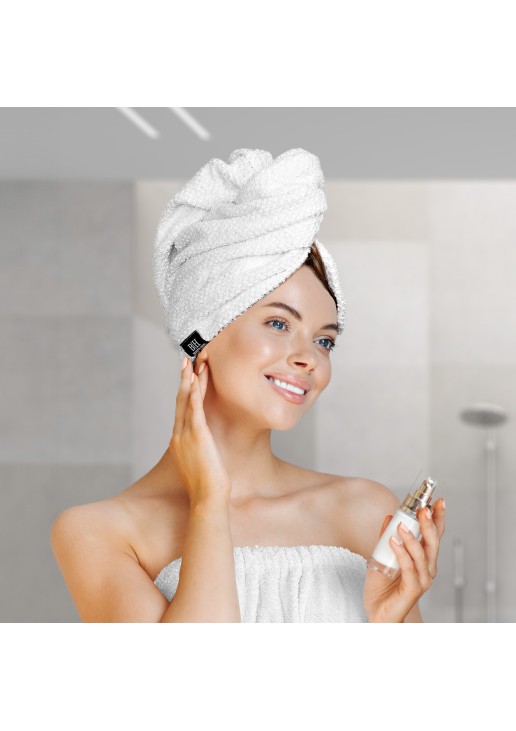 Beauty Home Πετσέτα μαλλιών Turban Art 3407 Λευκό