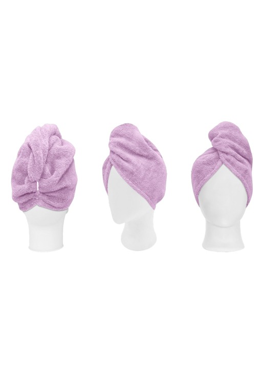 Beauty Home Πετσέτα μαλλιών Turban Art 3409 Λιλά