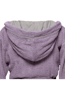 Beauty Home Μπουρνούζι με κουκούλα Art 3425 Λιλά 2XL