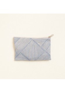 Beauty Home ΠΟΡΤΟΦΟΛΑΚΙ 9 x 16 cm ΔΙΑΓΩΝΙΕΣ ΓΡΑΜΜΕΣ ΜΠΛΕ