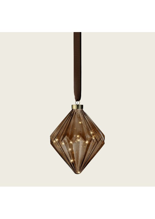 Beauty Home ΦΑΝΑΡΙ ΕΣΩΤΕΡΙΚΟΥ ΧΩΡΟΥ ΔΙΑΜΑΝΤΙ 16 CM ΜΕ LED