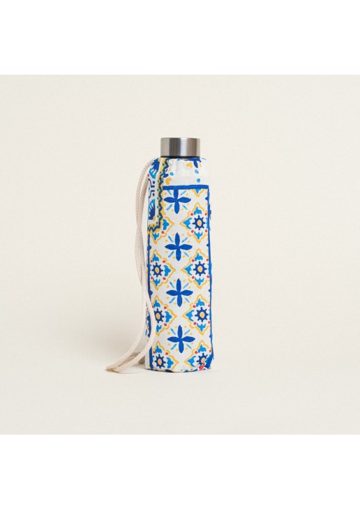 Beauty Home ΘΗΚΗ ΓΙΑ ΜΠΟΥΚΑΛΙ ΜΕ ΚΟΡΔΟΝΙ 22 x 12 cm ΑΖΟΥΛΕΖΟΥ