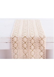 Beauty Home ΡΑΝΝΕΡ ΔΑΝΤΕΛΑ 23 cm ΕΚΡΟΥ / ΧΡΥΣΟ