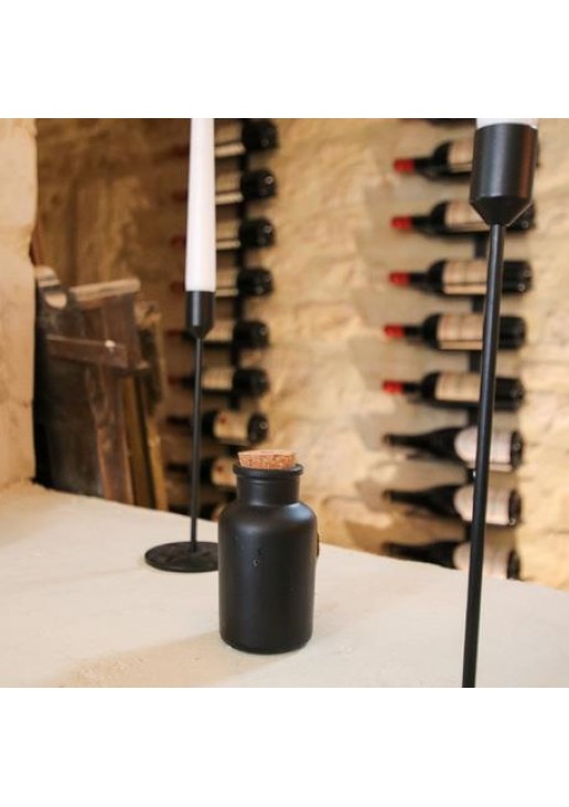 Beauty Home ΜΠΟΥΚΑΛΑΚΙ ΜΑΥΡΟ ΜΑΤ ΜΕ ΦΕΛΛΟ 11 x 5,7 cm 125 ml