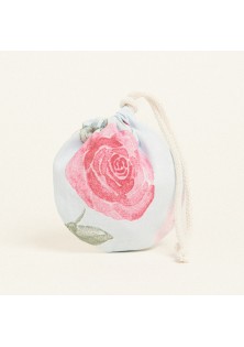 Beauty Home ΠΟΥΓΚΙ ΟΒΑΛ ΜΕ ΚΟΡΔΟΝΙ 13 x 14 cm ΤΡΙΑΝΤΑΦΥΛΛΑ ΓΑΛΑΖΙΟ ΦΟΝΤΟ