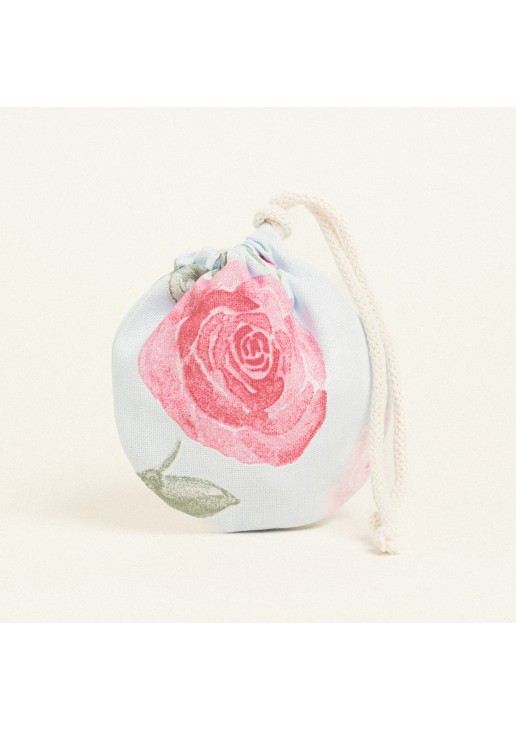 Beauty Home ΠΟΥΓΚΙ ΟΒΑΛ ΜΕ ΚΟΡΔΟΝΙ 13 x 14 cm ΤΡΙΑΝΤΑΦΥΛΛΑ ΓΑΛΑΖΙΟ ΦΟΝΤΟ