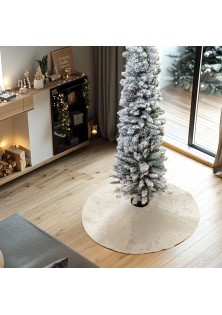 Beauty Home ΠΟΔΙΑ ΔΕΝΤΡΟΥ 90 CM ΖΑΚΑΡ ΚΑΡΥΟΘΡΑΥΣΤΗΣ ΜΕ ΧΡΥΣΟ ΛΟΥΡΕΞ